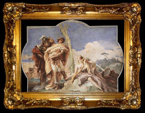 framed  Giovanni Battista Tiepolo Rinaldo Abandoning Armida, ta009-2